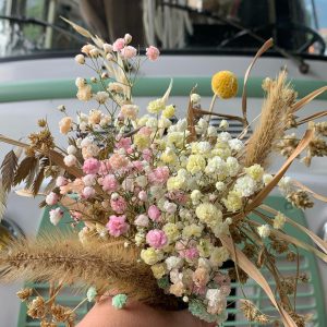 Bouquets de fleurs séchés