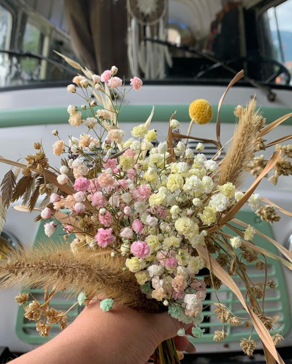 Bouquets de fleurs séchés