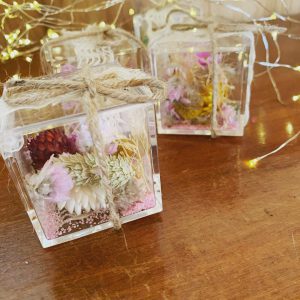 Petits cubes fleuris